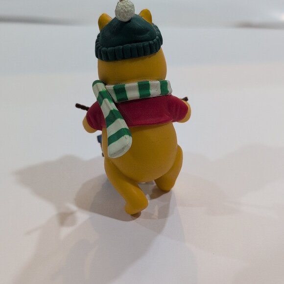 Vintage Winnie The Pooh W/ Drum Disney Grolier Christmas Magic Ornament Rare - Picture 3 of 4